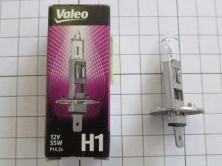 Лампа H1 12V 55W Life x2 (Valeo)