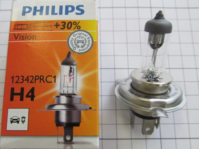  H4 12V 60/55W +30% Premium (Philips)